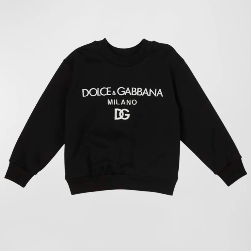 Dolce & Gabbana Kids Black Logo Sweatshirt 4